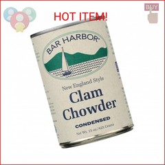 Bar Harbor New England Style Clam Chowder, Condensed, 14.5 oz – Classic Creamy C