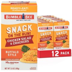 Bumble Bee Snack On The Run Protein Snack Pack Buffalo Chicken Salad with Cr…