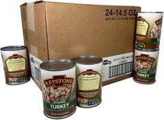Keystone Meats All Natural Canned Turkey 14.5 Ounce Long Term Shelf Life Emer…