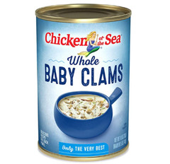 Chicken of the Sea Whole Baby Clams (Pack of 2) 10 Ounce Cans
