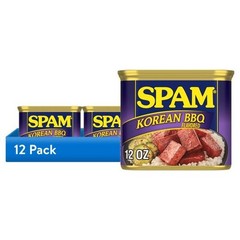 (2 pack) SPAM Korean BBQ Flavored, Shelf Stable, 12 oz Aluminum Can