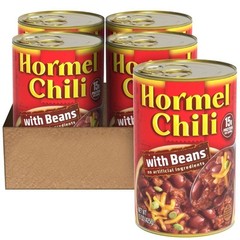 Chili with Beans Canned Chili, Beef, No Artificial Ingredients, Shelf-Stable,