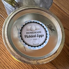 Staceys Homemade Pickled Eggs in Ball Mason Jar Pantry Style 2026