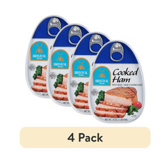 Bristol Smoke Flavor Cooked Ham, High Protein, 16 Oz Aluminum Can (4 Pack)