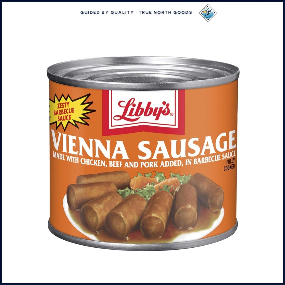 24 Pack Canned Sausages with Barbecue Sauce, 4.6 oz Each, Great for Recipes