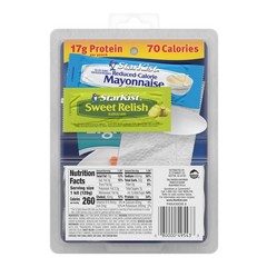 Lunch-To-Go Mix Your Own Tuna Salad, Chunk Light Tuna Pouch, 4.5 Ounce Kit, 1…