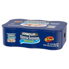 3 Pack Canned Vienna Sausages Gluten Free Ready to Eat Snack Meat Link New