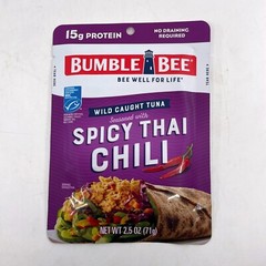 Bumble Bee Spicy Thai Chilli Seasoned Tuna Wild Caught Gluten Free Pack of 4