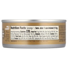 Albacore Tuna In Olive Oil, 5 oz (142 g)