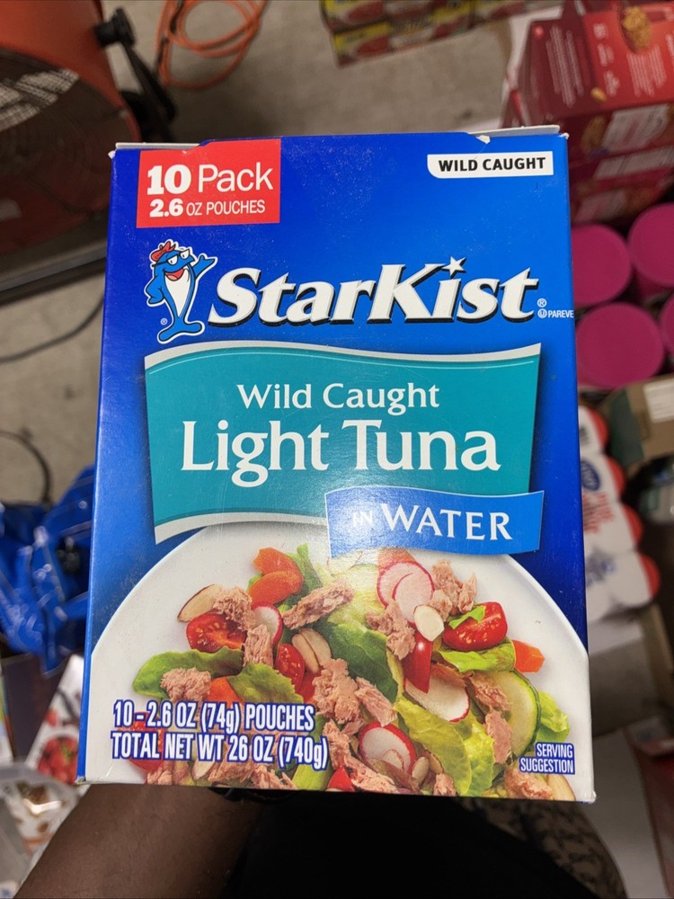 StarKist Chunk Light Tuna in Water , 2.6 oz Pouch ,8 Pack.