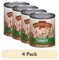 (4 pack) Keystone All Natural Turkey, 28 oz Can