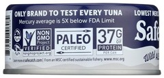 Safe Catch – Wild Albacore Tuna Canned – 5 oz. Lowest Mercury Limit of any Brand