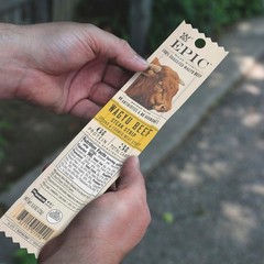 EPIC Snack Strips, Wagyu Beef Steak, Grass-Fed and Paleo Friendly, 0.8 oz, 10 ct