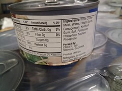 Crider Premium Chunk White Chicken in Water 12.5 oz Cans, 24 Cans