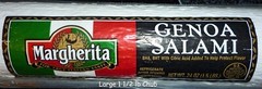 Margherita Premium Genoa Salami W/Wine Chubs, (2) Pack, Large 1 .5 Lb Chubs