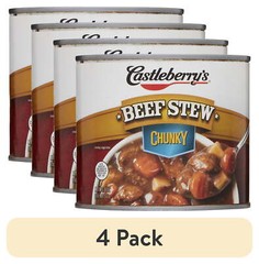 (4 pack) Castleberry’s Chunky Beef Stew, 20 oz Can，3.88 x 3.88 x 3.38 Inches