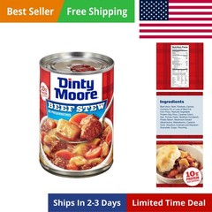 Beef Stew, 15 oz 12 Pack, Fully Cooked & Ready-To-Eat with Fresh Potatoes & C…