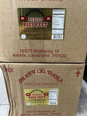 Authentic Louisiana Pickled Pig’s Feet 1 Gallon(4.25lb )Ready-to-Eat