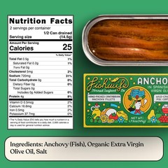 Fishwife Cantabrian Anchovies 3Pack 1.73 Ounce | WildCaught & HandPacked with…