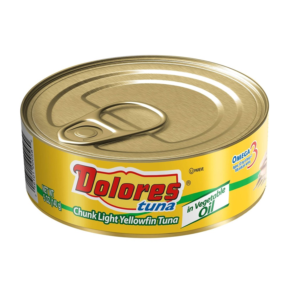 Dolores Tuna Chunk Light Yellowfin Tuna in Vegetable Oil 5oz