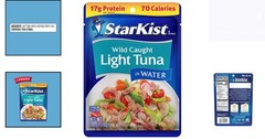 Gluten-Free Chunk Light Tuna in Water, 17g Protein – Perfect for Salads & Snacks