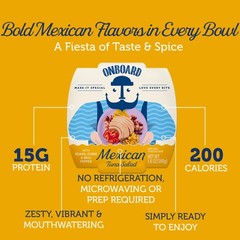 Onboard Ready to Eat Mexican Tuna Salad – Tuna Snacks with Beans, Peppers, Corn