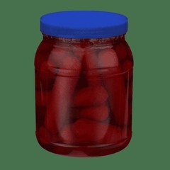 Red Hots Pickled Sausage Low Carb Snack Meat Links Protein Packed Resealable Jar