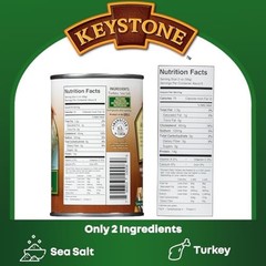 Keystone Meats All Natural Canned Turkey 14.5 Ounce Long Term Shelf Life Emer…