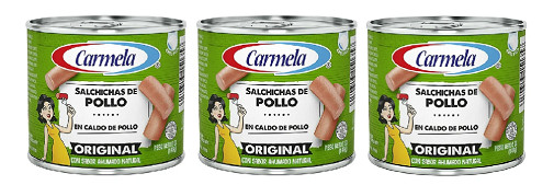 Carmela Chicken Vienna Sausage in Chicken Broth Original 3 Pack