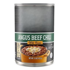(6 pack) Angus Beef Chili with Beans 15 oz. Can Savory