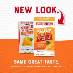 Bumble Bee Snack On The Run Protein Snack Pack Buffalo Chicken Salad with Cr…