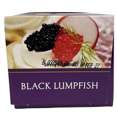 Romanoff Caviar Black Lumpfish 2 Ounce EXP 02/2027