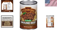 Ready to Eat 14oz Ground Beef – All Natural & Gluten Free for Outdoor Adventures