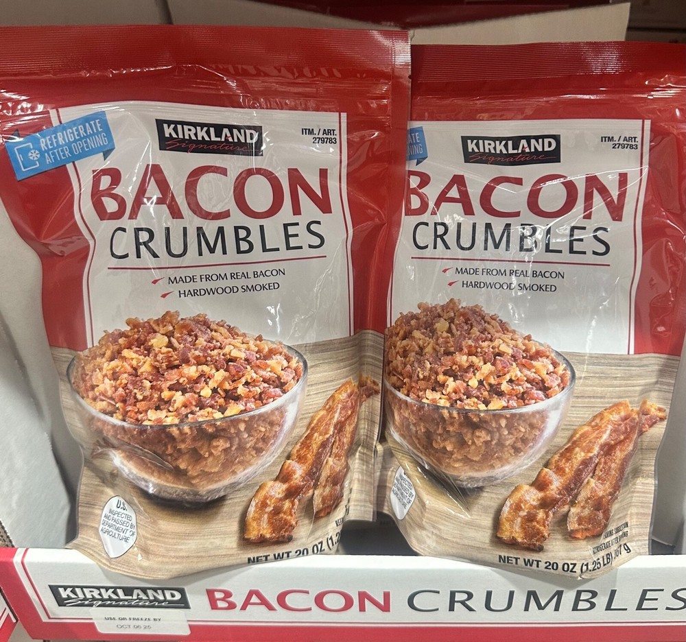 Kirkland Signature Bacon Crumbles 20oz Bag, Pack of 2
