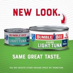 Chunk Light Tuna in Water, 12 oz Can (Pack of 12) – Wild Caught, 17g Protein