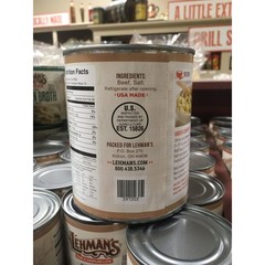 Lehman’s All Natural Canned Meat, USA Made Ready to Eat, 28 oz Can