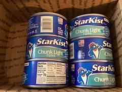Eight (8) 12oz. cans of StarKist Chunk Light Tuna in Water Wild Caught