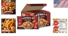Microwave-Ready Bacon Curls Chicharrones – 1.75oz, 6-Pack Flavor