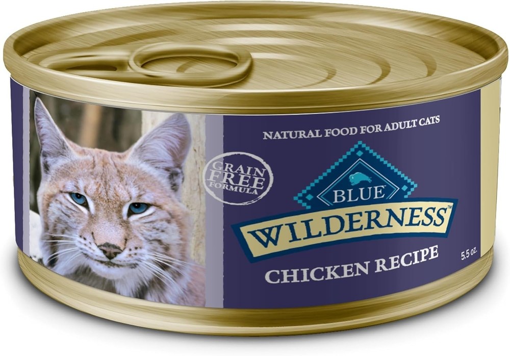 Wilderness Natural Wet Cat Food Paté High-Protein & Grain-Free Recipe Chicken