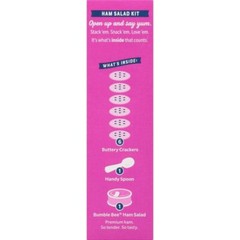 Snack On The Run Ham Salad with Crackers Kit, 3.5 oz (Pack of 12) – Ready to …