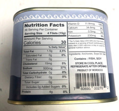 Big Anchovies FLAT Fillets in Oil 793gm “28 OZ” Anchovy TASTY! FREE SHIP! SAVE