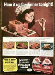 Krakus Imported Polish Boiled Deli HALF Ham ONLY 5.5lb !! US SELLER !!