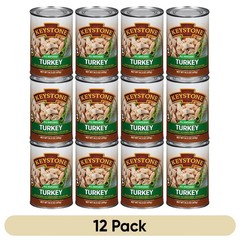 Keystone Fully Cooked Turkey, Canned Meat, 14.5 Ounce, 12 Pack