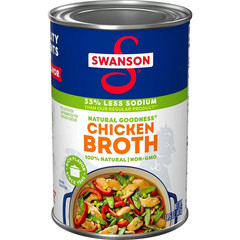 Swanson 100% Natural Chicken Broth 33% Less Sodium 3 Pack