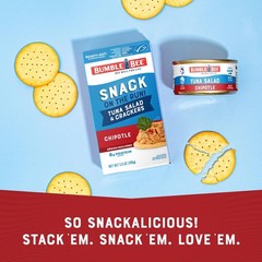 Bumble Bee Snack On The Run Chipotle Tuna Salad with Crackers Kit (Pack of 12)