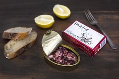 Matiz Wild Caught Octopus in Olive Oil 4oz Hand Packed Spanish Seafood