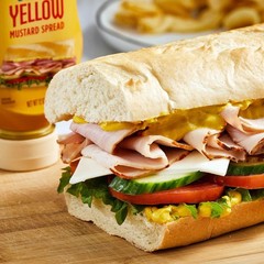 Creamy Yellow Mustard Spread, 12 oz (Pack of 4) – Thick & Creamy Consistency