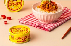 Red Tuna can 85g(3oz) x 6P, Dong won Tuna, Spicy flavor, long-term storage