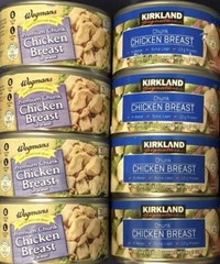Kirkland Signature & Wegman’s Chunky Chicken Breast in Water (12 Cans of 12 oz.)