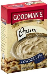 Goodman’s Low Sodium Onion Soup & Dip Mix 2 Pack